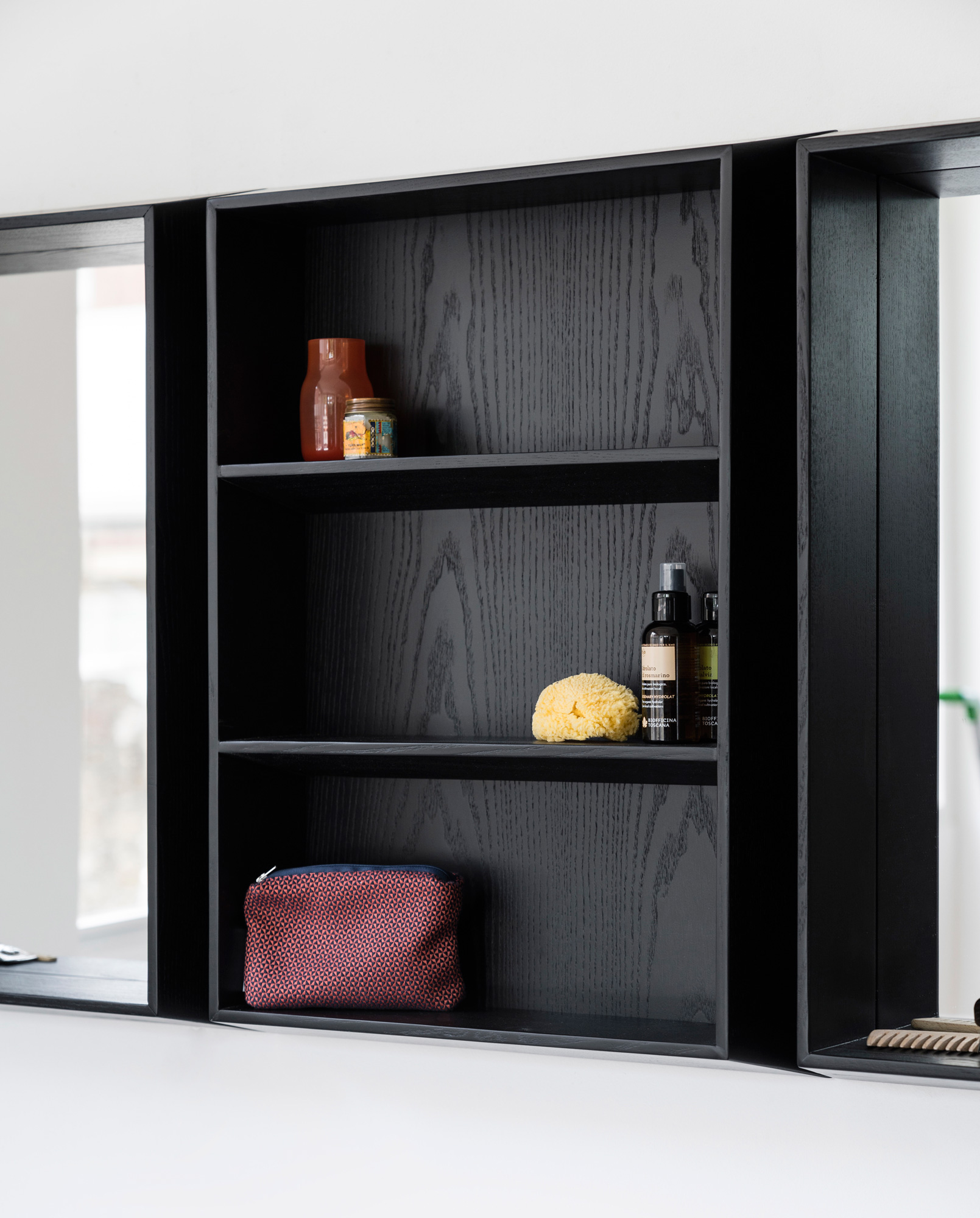 Ex.t, Libreria Brac, Product Design, Progetto, Deferrari Modesti, Specchio Bagno, Sistema
