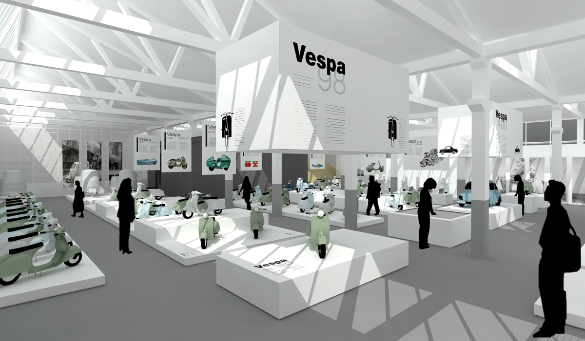 Museo Piaggio, Pontedera, progetto, allestimento, deferrari modesti