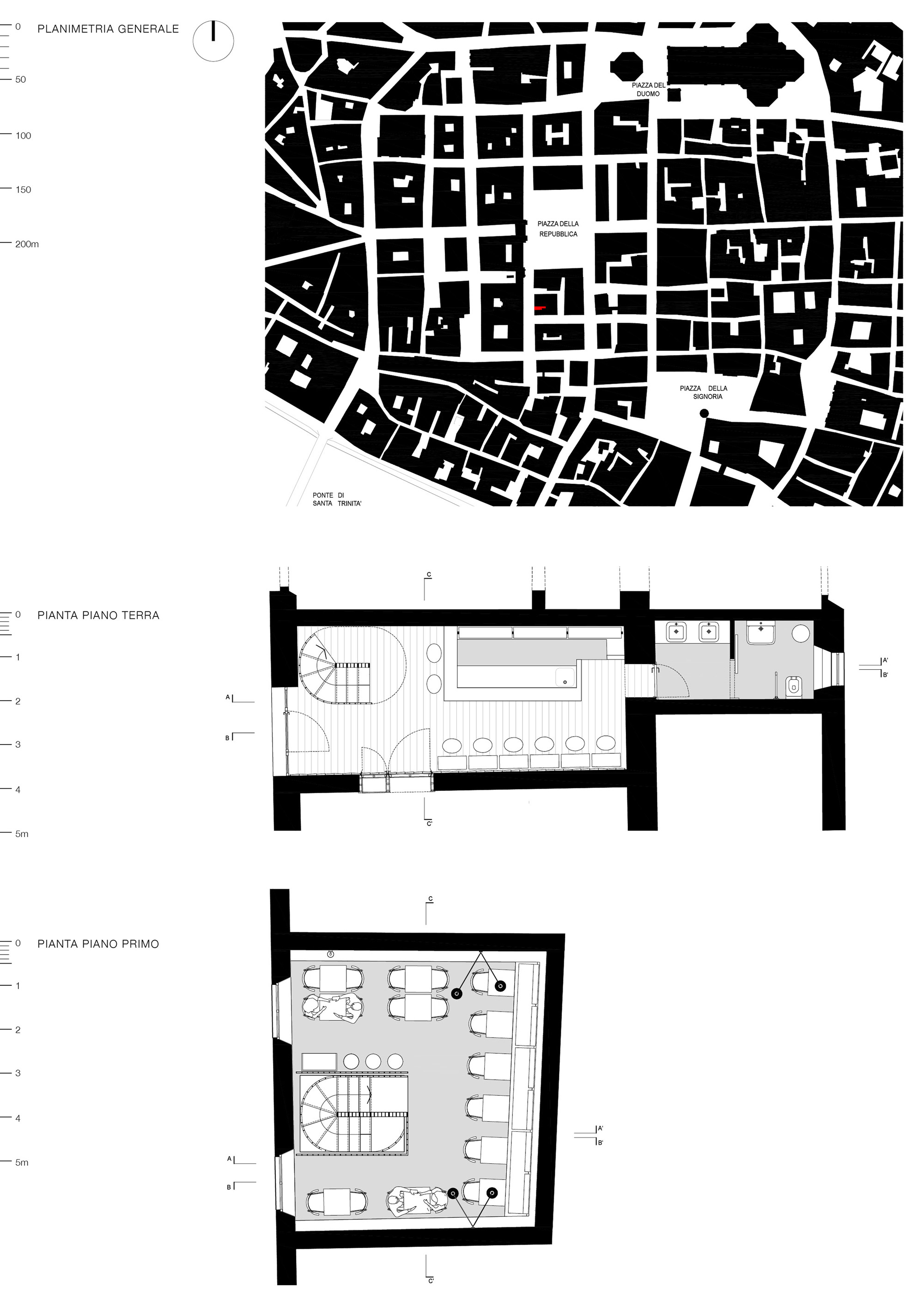 La Petite, Firenze, deferrari modesti, interni, bar ristorante, Dehor, suolo pubblico,