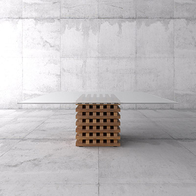 Catasta, Fiemme 300, tavolo in legno, Deferrari Modesti, product design, firenze