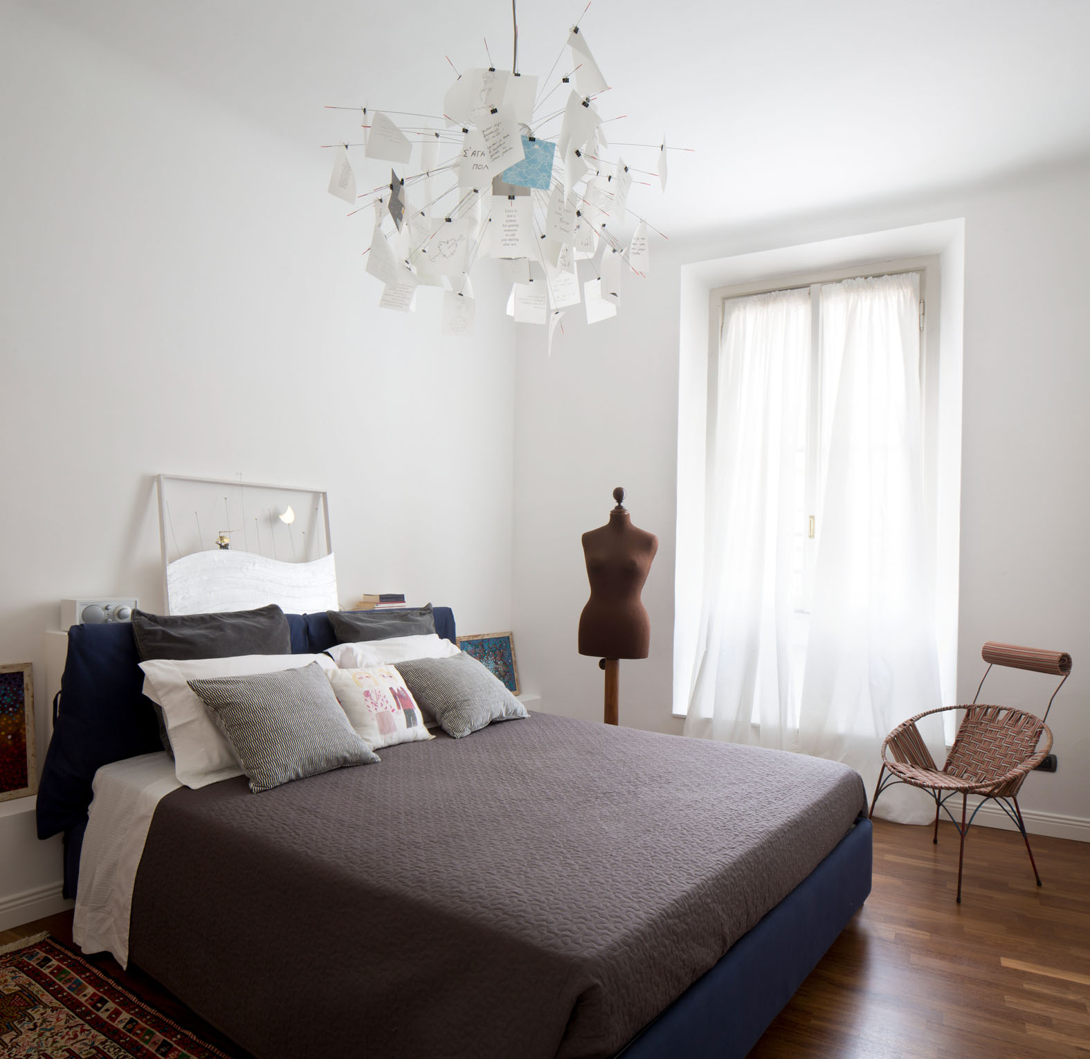 Casa MF, Interior Design, Ristrutturazione, Progetto, Deferrari Modesti, Camera da letto, Firenze, Milano