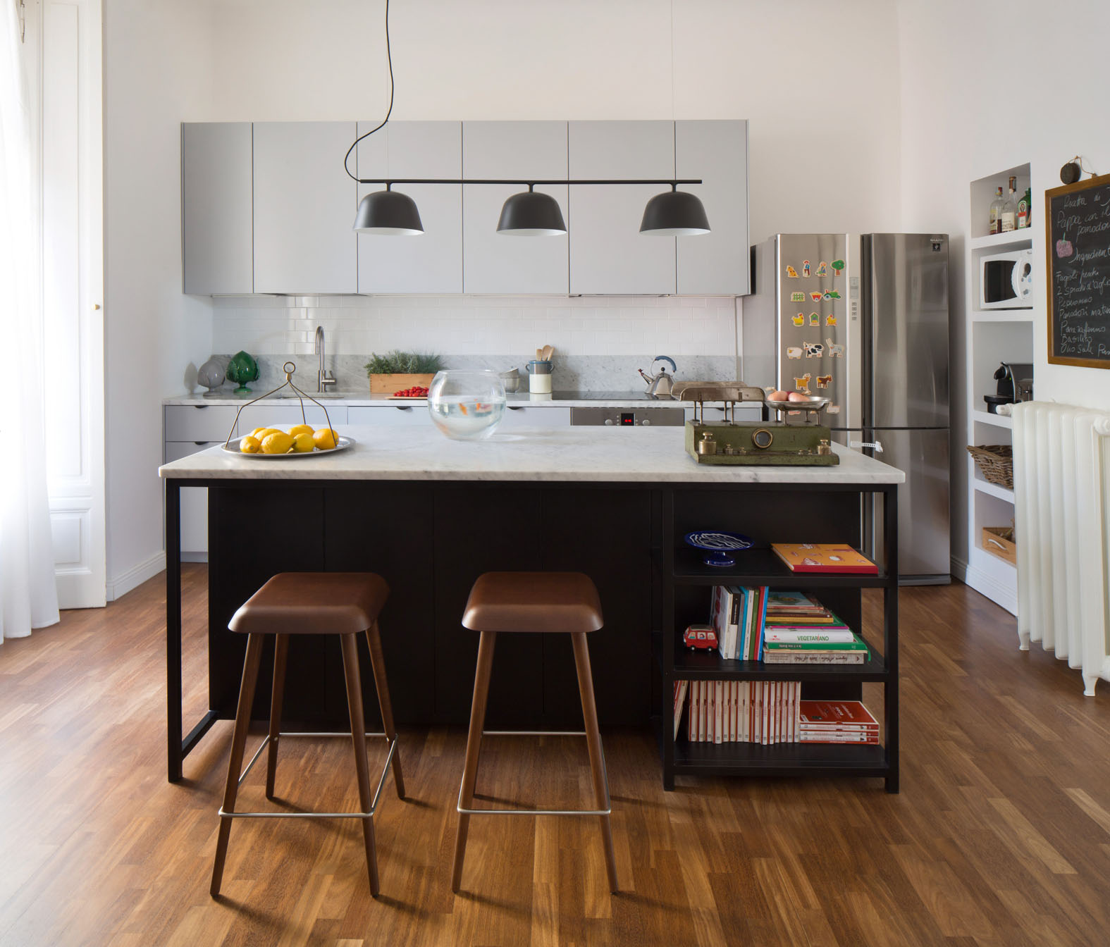 Casa MF, Interior Design, Ristrutturazione, Progetto, Deferrari Modesti, Cucina, Firenze, Milano