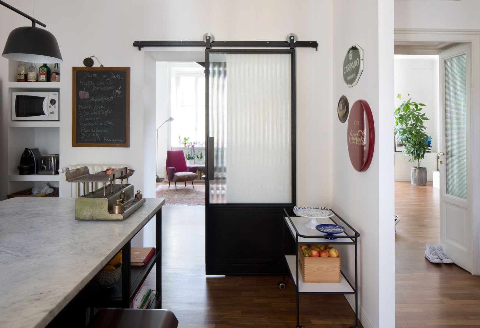 Casa MF, Interior Design, Ristrutturazione, Progetto, Deferrari Modesti, Cucina, Firenze, Milano