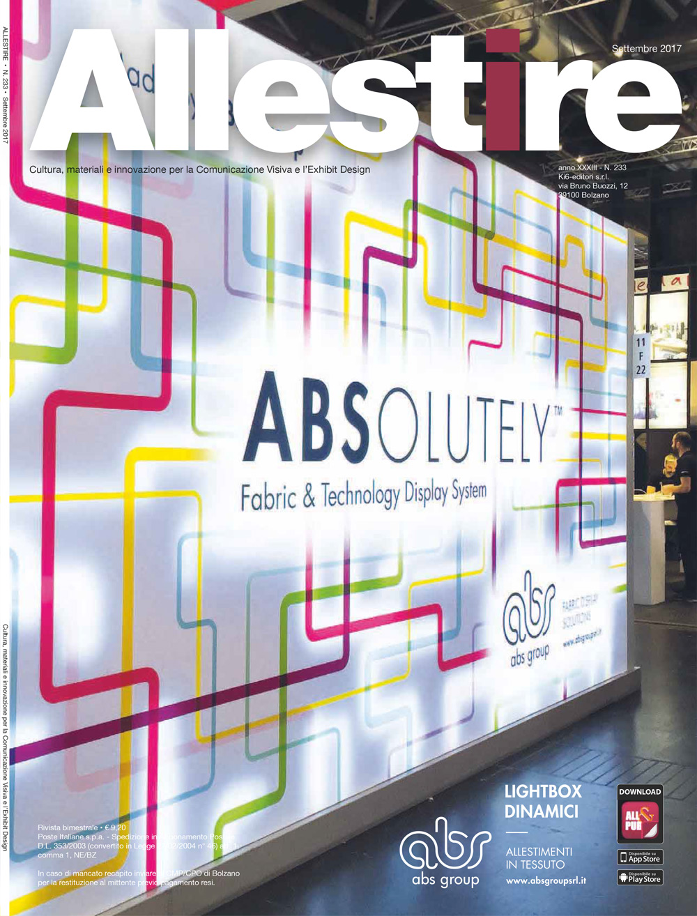 Rivista Allestire, Showroom Marca Corona, Progetto, Deferrari Modesti