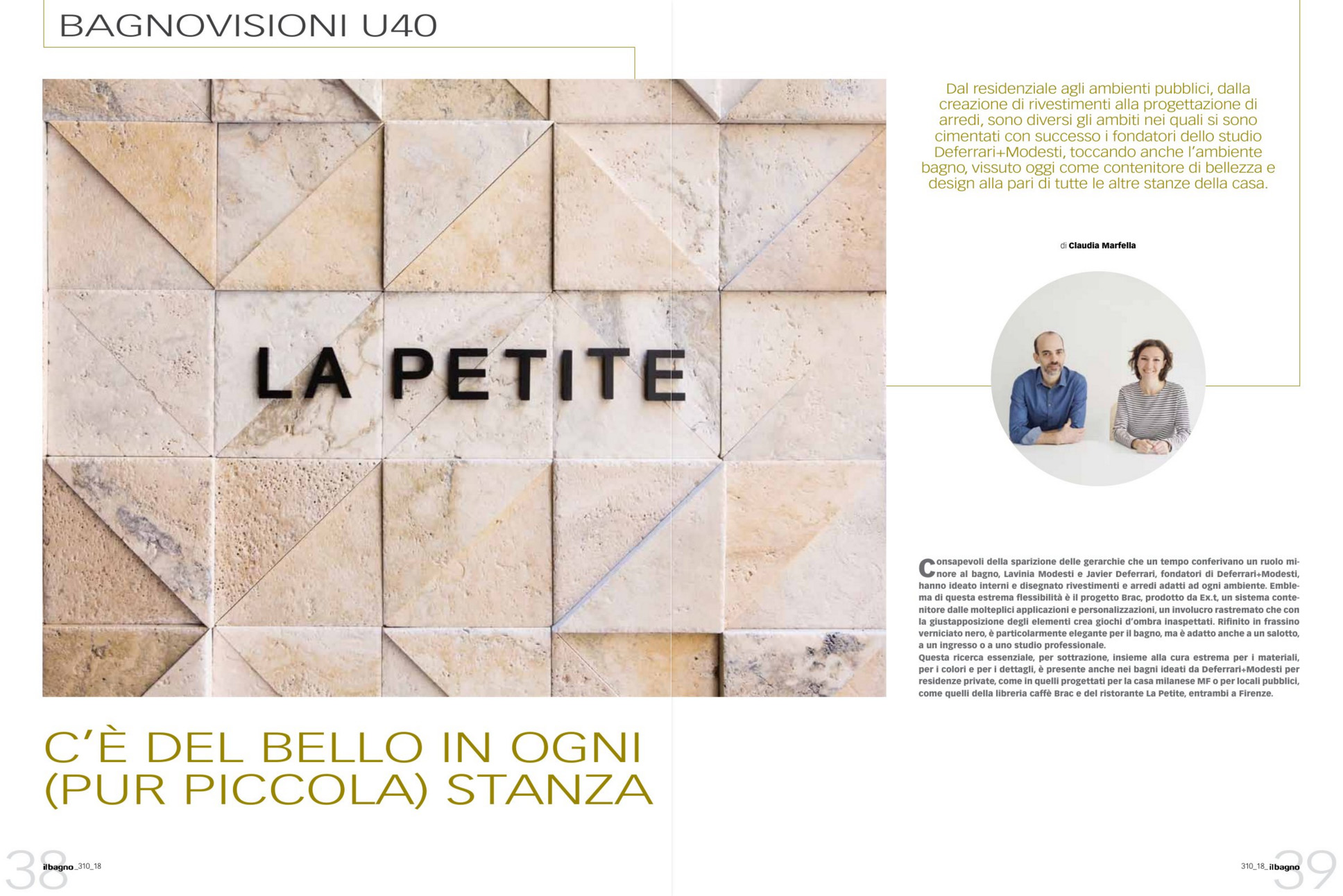 il bagno, La Petite, Firenze, Deferrari Modesti, press