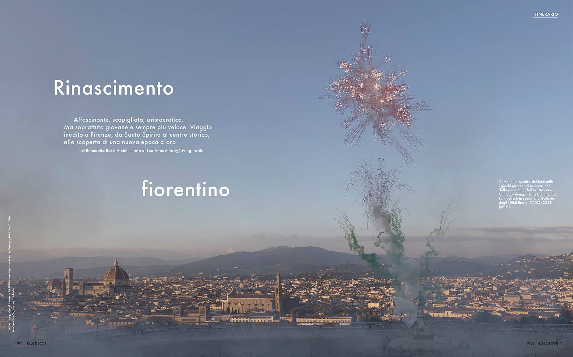 Elle Decor, Libreria Brac, rinascimento fiorentino, Deferrari Modesti