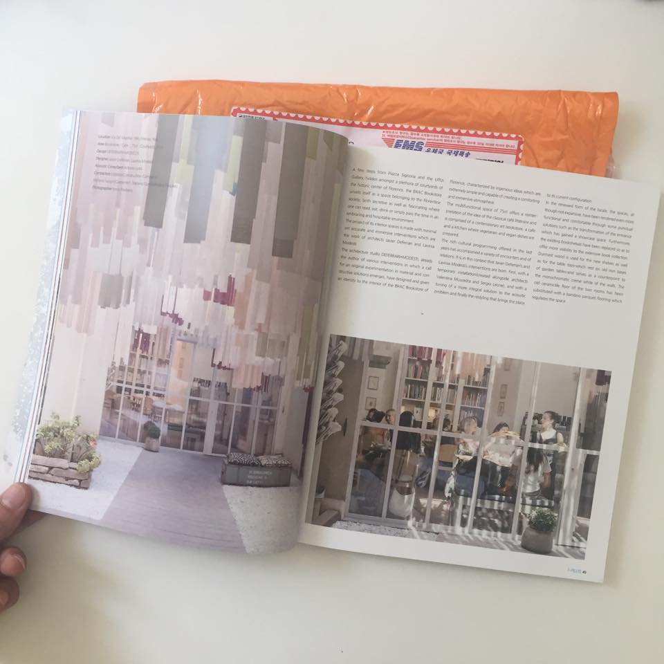 i-plus Magazine, Korea; Libreria Brac, Deferrari Modesti