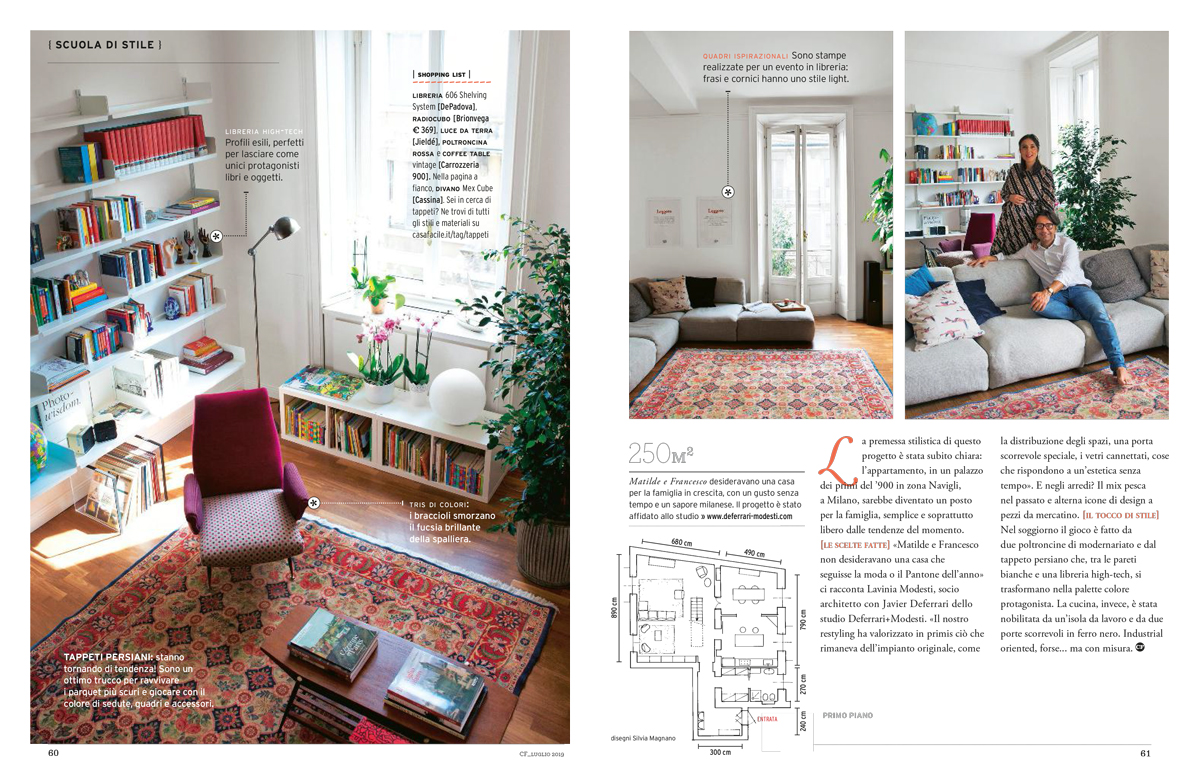 casa facile, casa_MF, luglio 2019, Deferrari Modesti, interior design, milano, firenze, ristrutturazione
