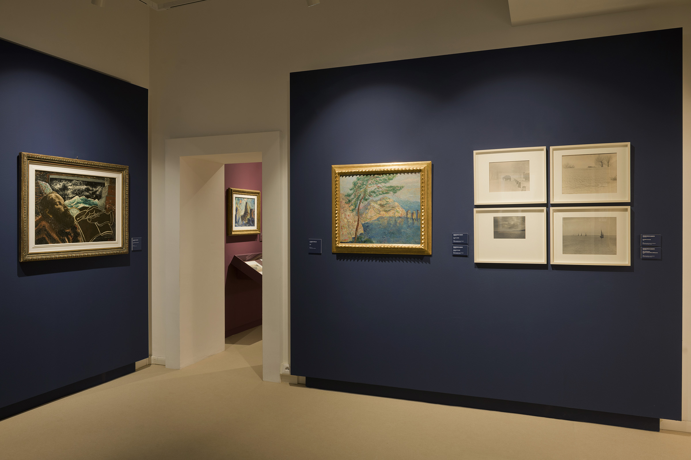 Palp, Arcadia e Apocalisse, Palazzo Pretorio Pontedera, Allestimento, Deferrari Modesti, Muller, Savinio