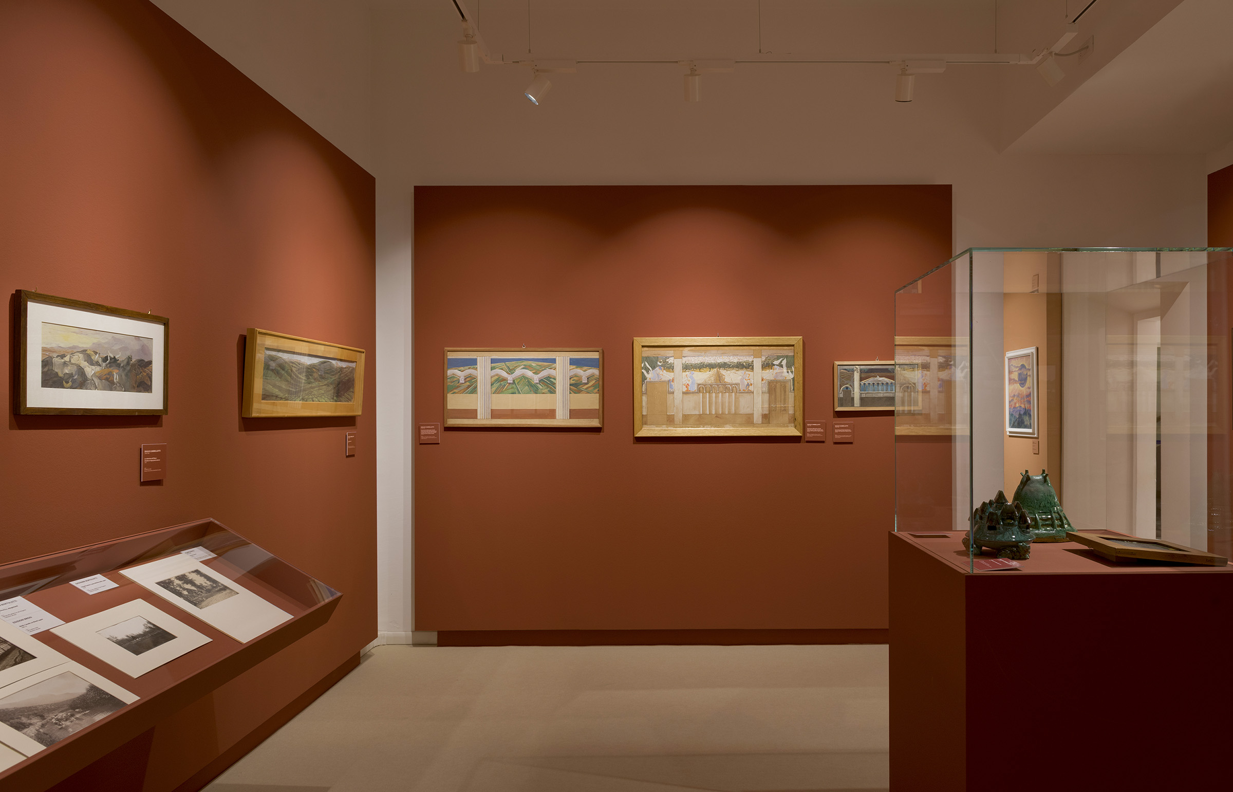 Palp, Arcadia e Apocalisse, Palazzo Pretorio Pontedera, Allestimento, Deferrari Modesti, Diulio Cambellotti, Sabaudia