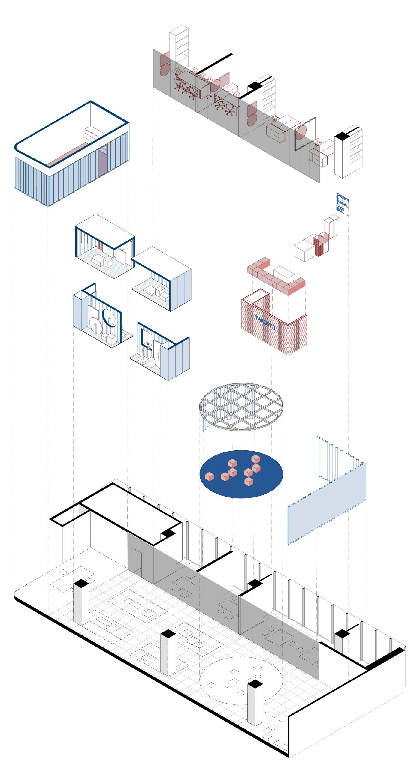 Targetti HUB, TH02, Shanghai, China, Exhibition, Interior Design, Deferrari Modesti, Targetti