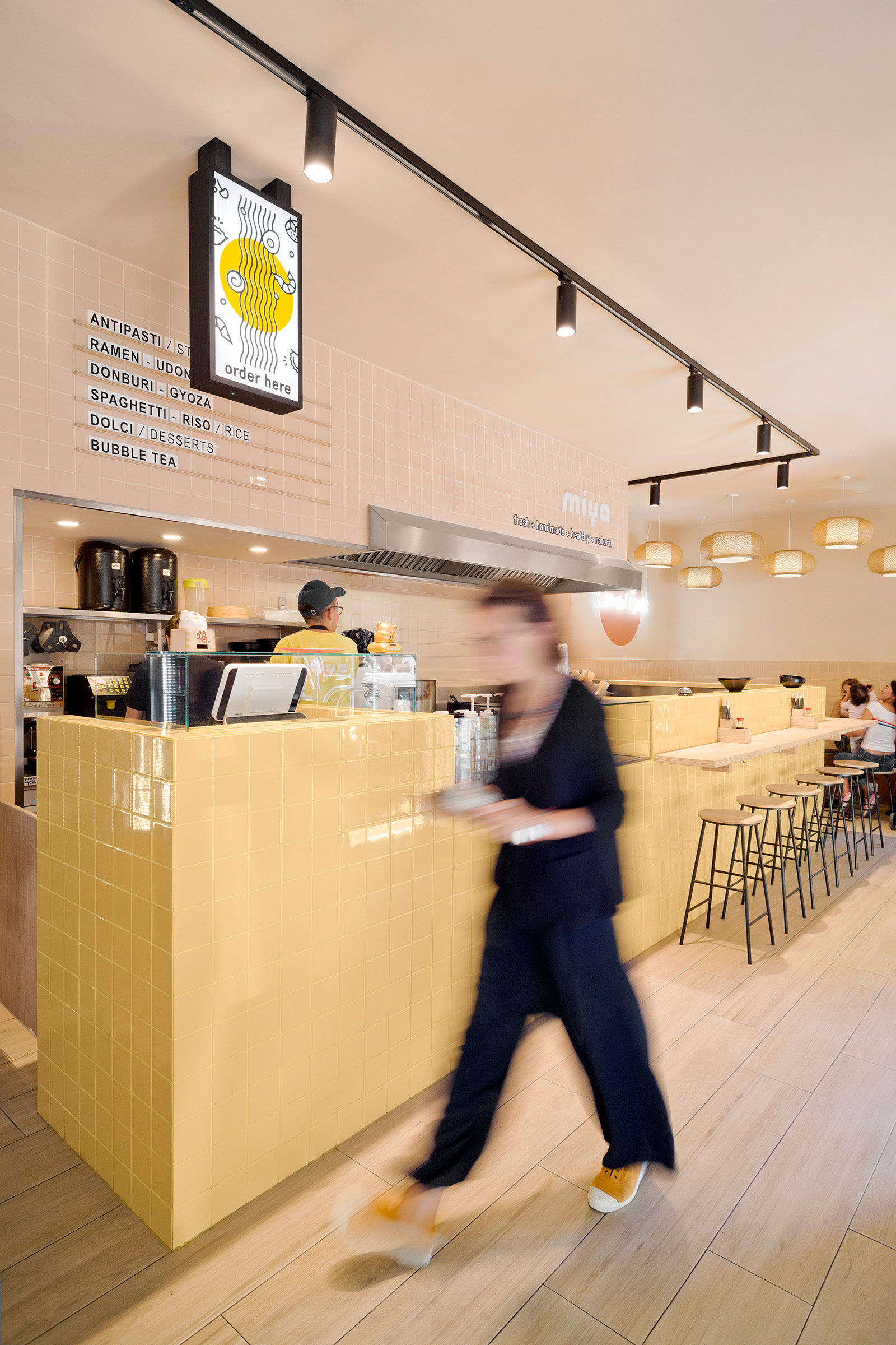 Miya, Oriental Restaurant, Fast Casual, Florence, Firenze, Interior Design, Deferrari Modesti