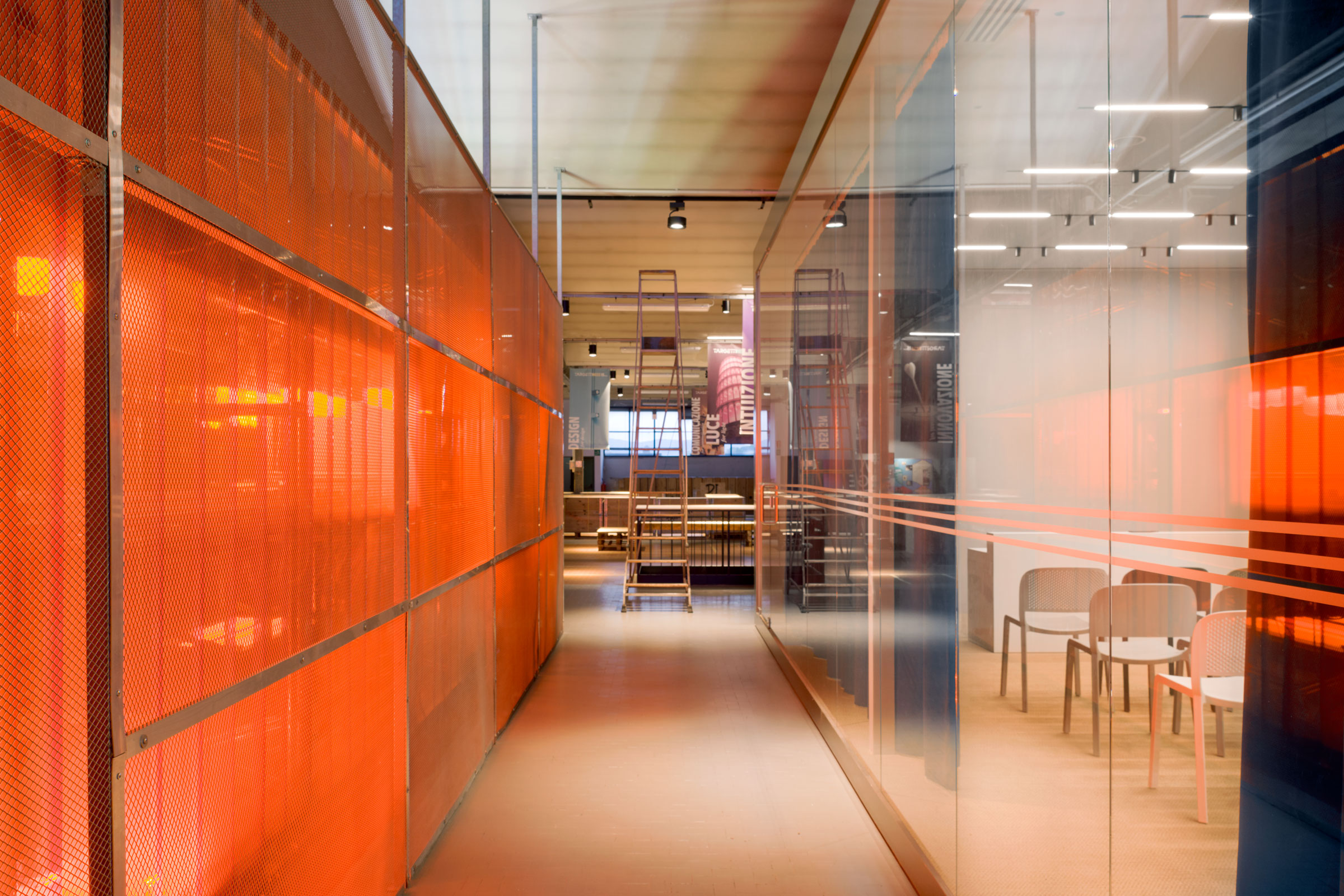TH01, Targetti, HUB, Firenze, Florence, showroom, Allestimento, Interior Design Deferrari Modesti