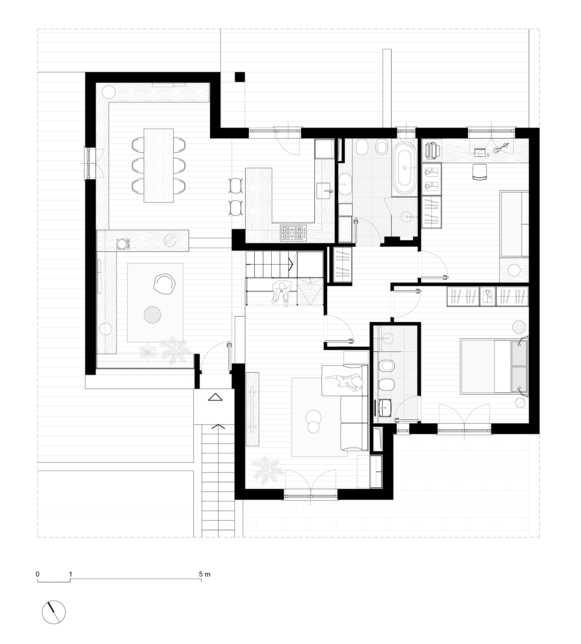 Casa LG, Casa per una giovane coppia, Prato, Deferrari Modesti, Interior Design