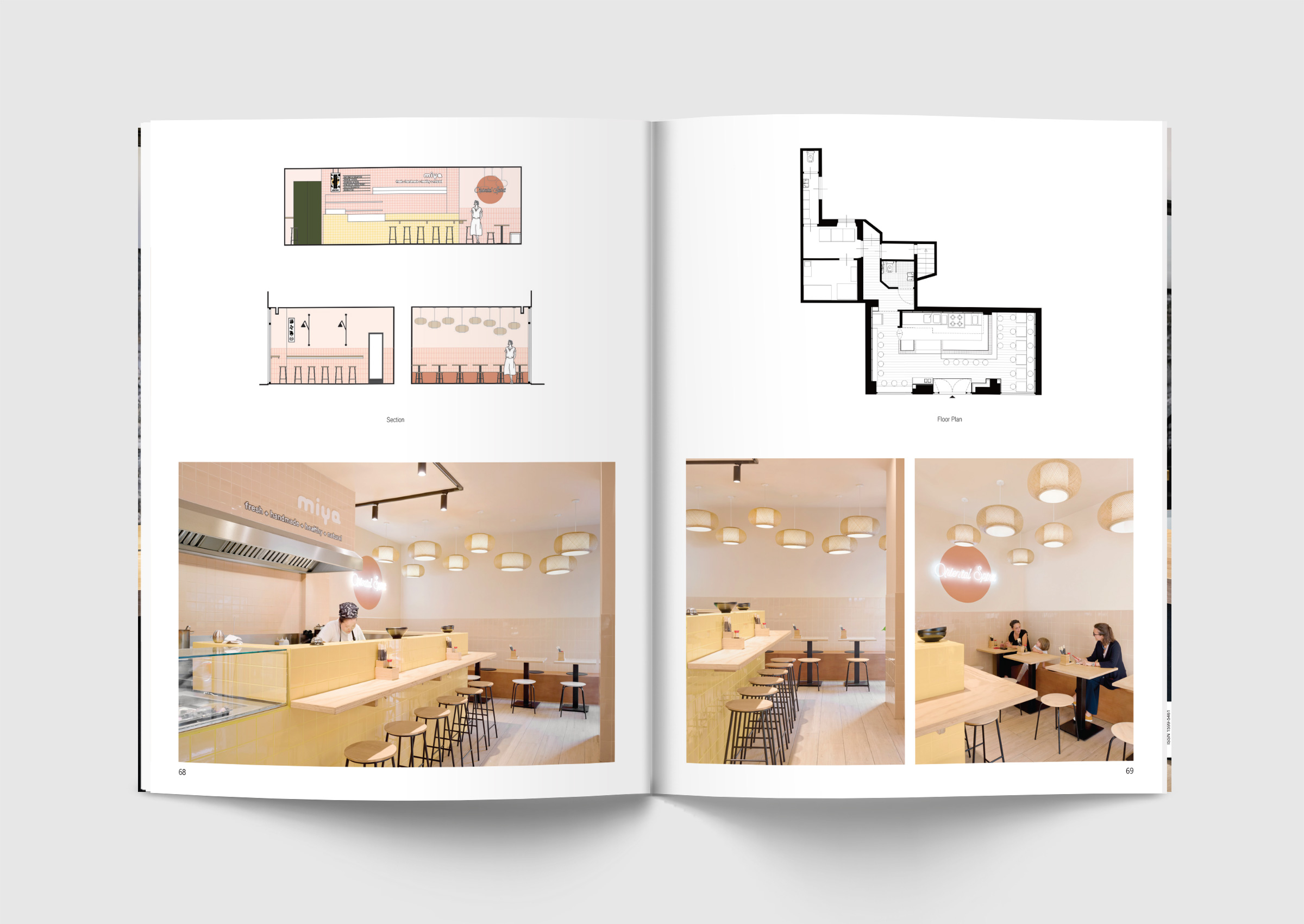 MARU MAGAZINE, Miya, Fast Casual Florence, Interior Design, Deferrari Modesti