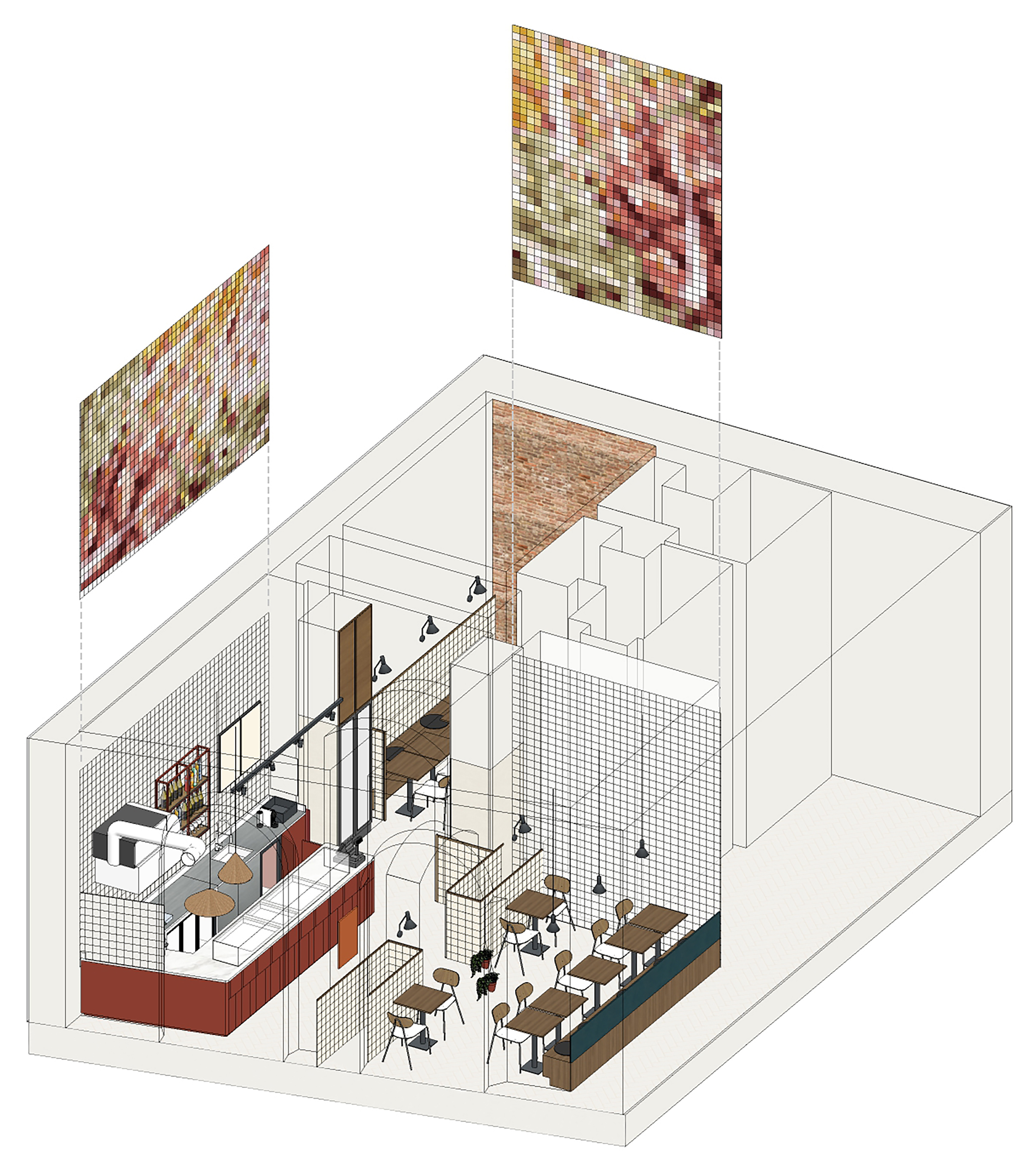 Poke by Miya, Firenze, Interior Design, Deferrari Modesti