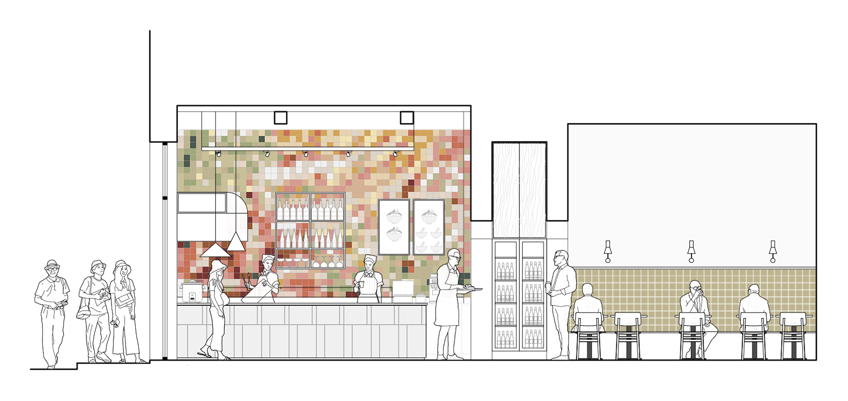 Poke by Miya, Firenze, Interior Design, Deferrari Modesti