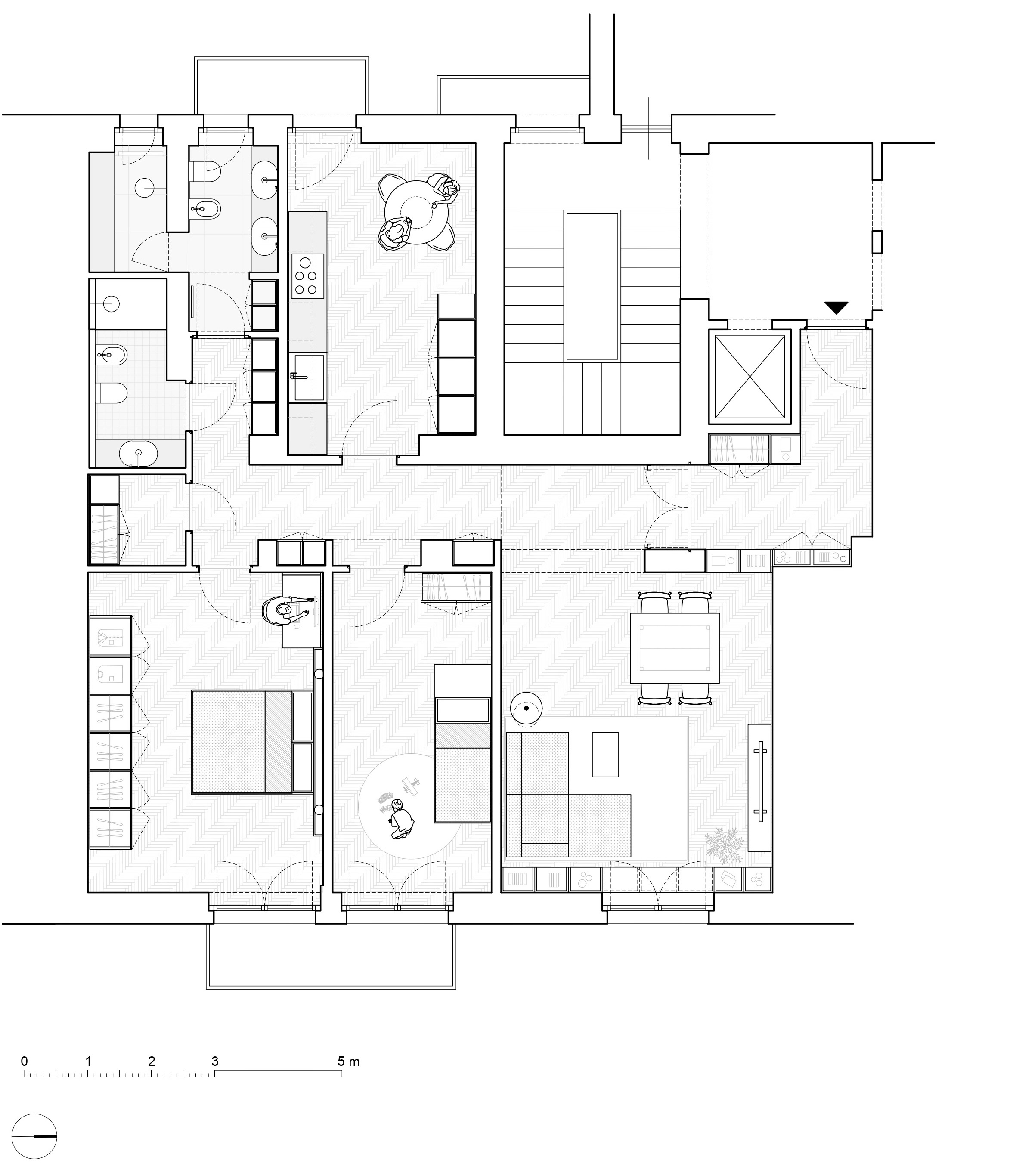 Casa US, Planimetria, Milano, Interior Design, Deferrari Modesti