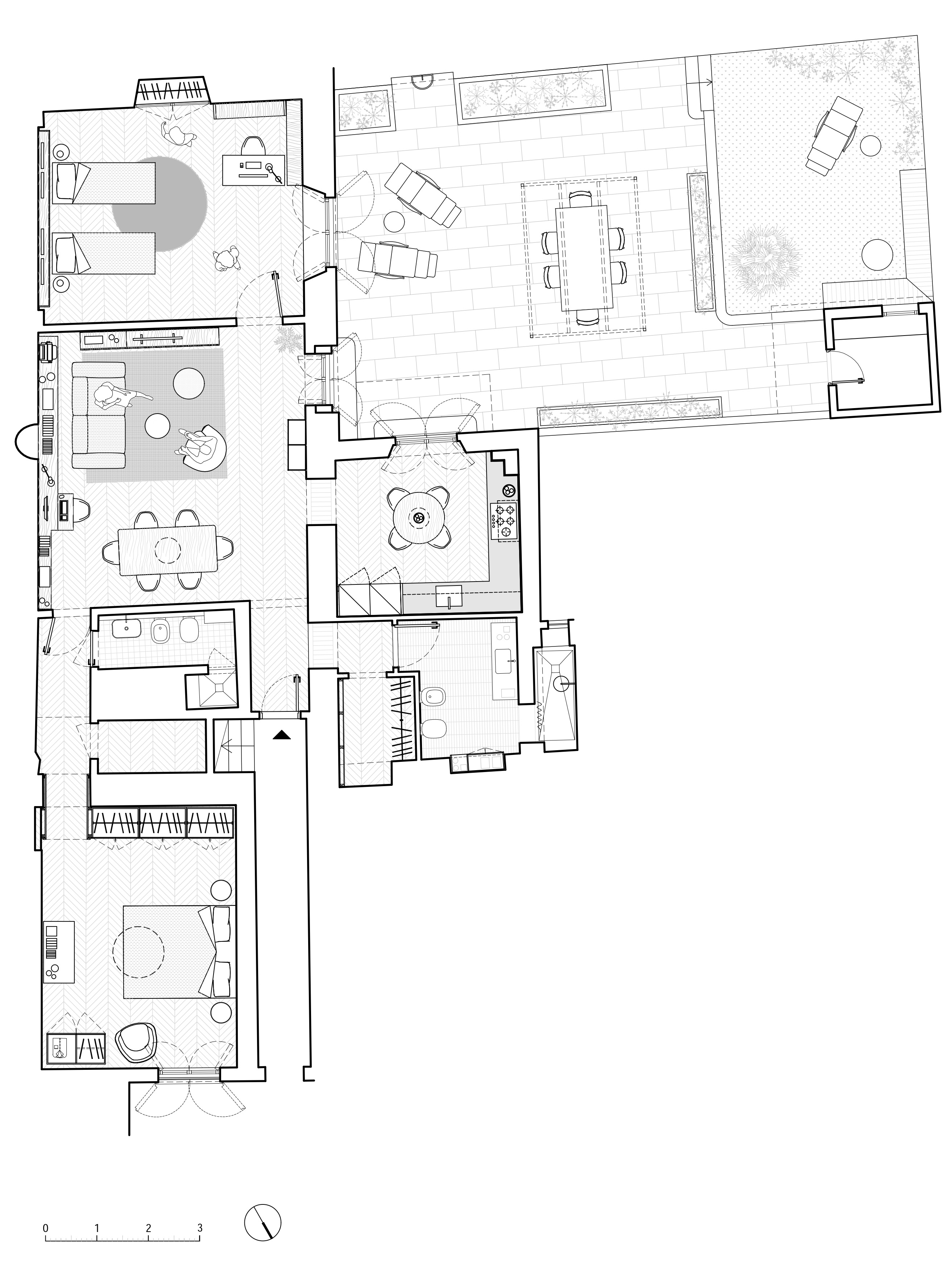 Casa GZ, Planimetria, Firenze, Interior Design, Deferrari Modesti