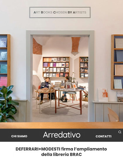 Arredativo Libreria Brac Ampliamento Deferrari+Modesti