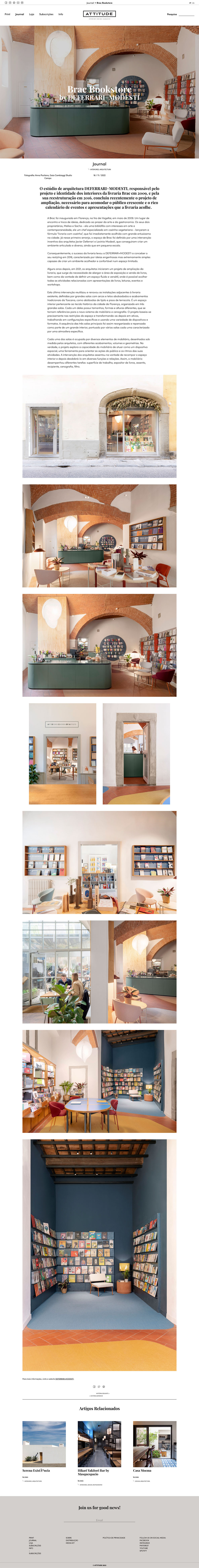 Attitude, Libreria Brac, Ampliamento, Firenze, Interior Design, Deferrari Modesti
