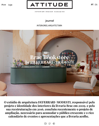 Attitude, Brac Bookstore, Extension, Florence, Interior Design, Deferrari Modesti