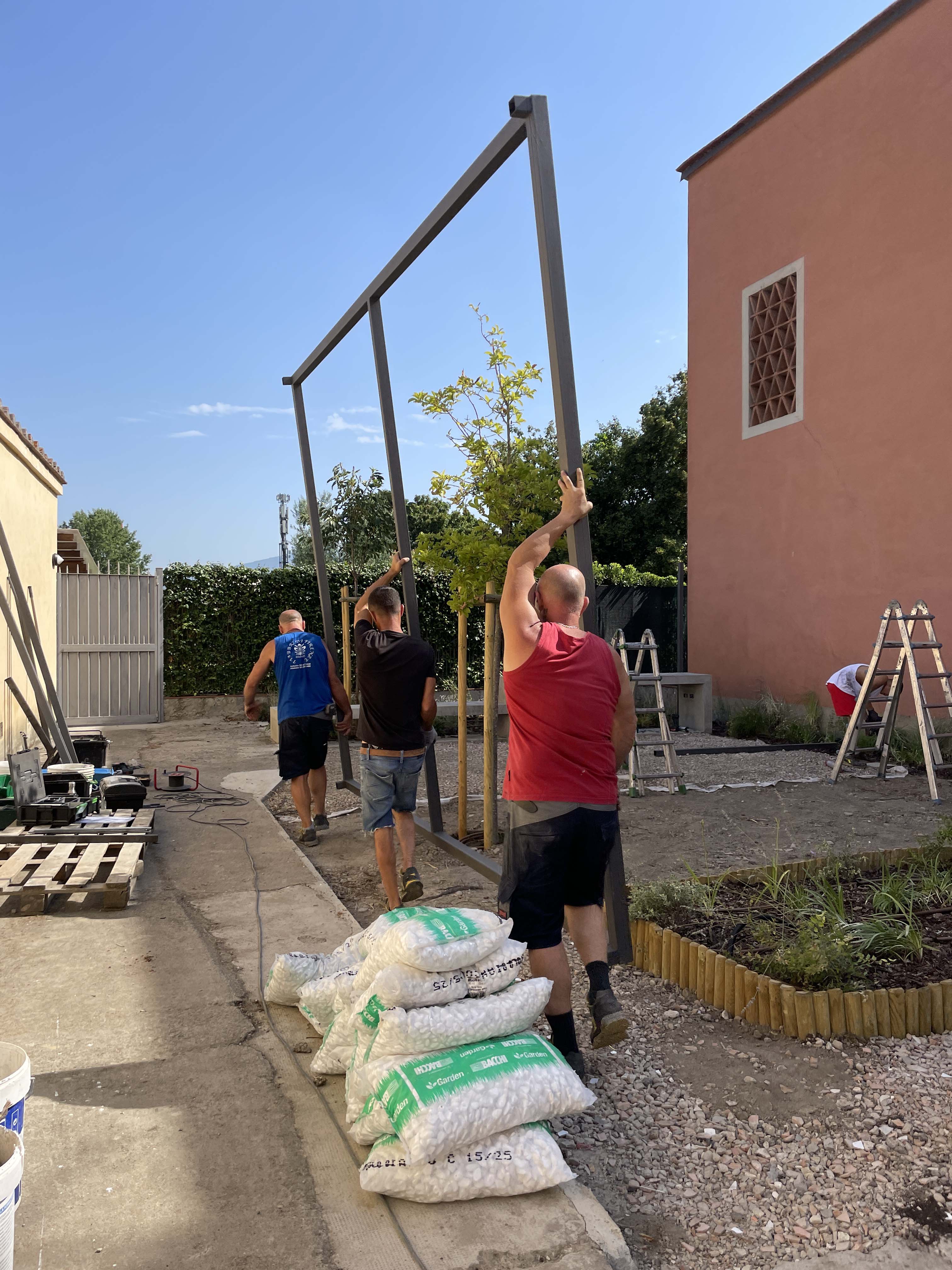 Casa LM, Giardino, Cantiere, Firenze, Interior Design, Deferrari Modesti