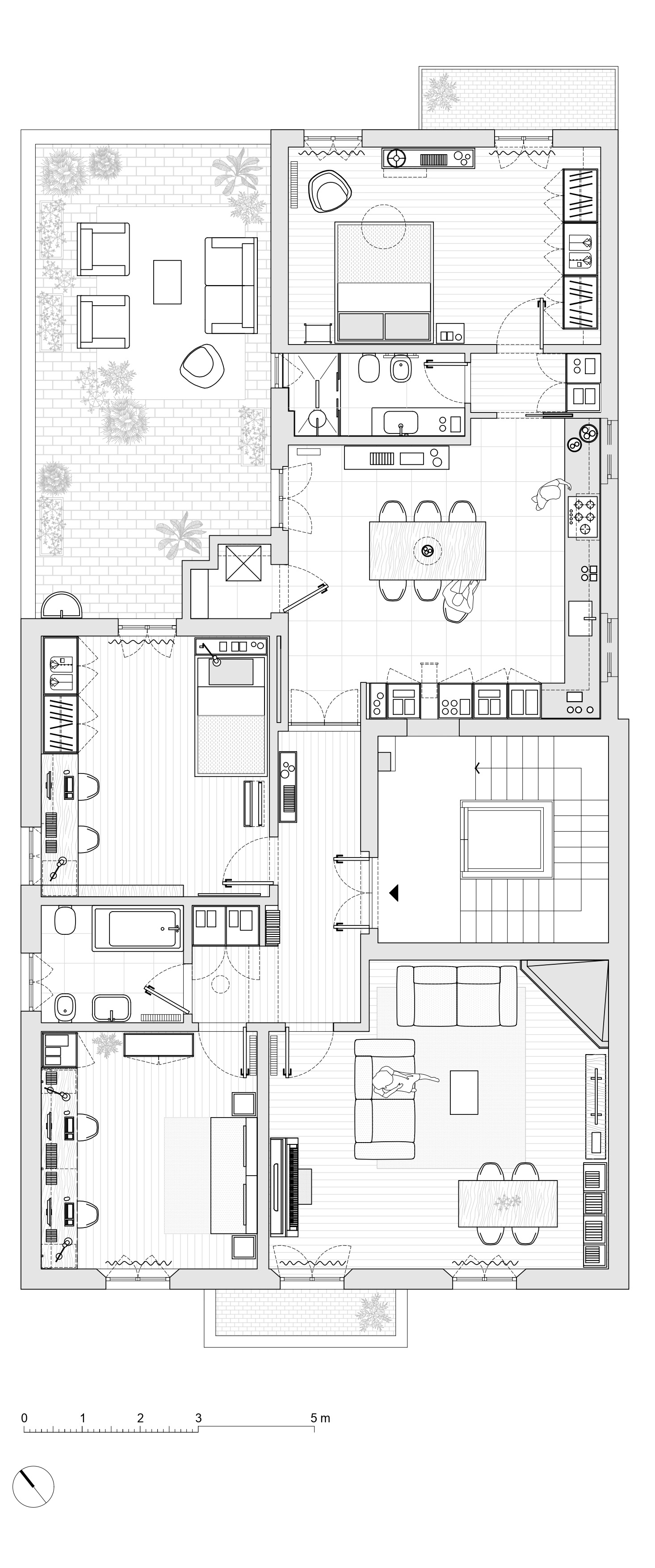 Casa AM, Planimetria, Firenze, Interior Design, Deferrari Modesti