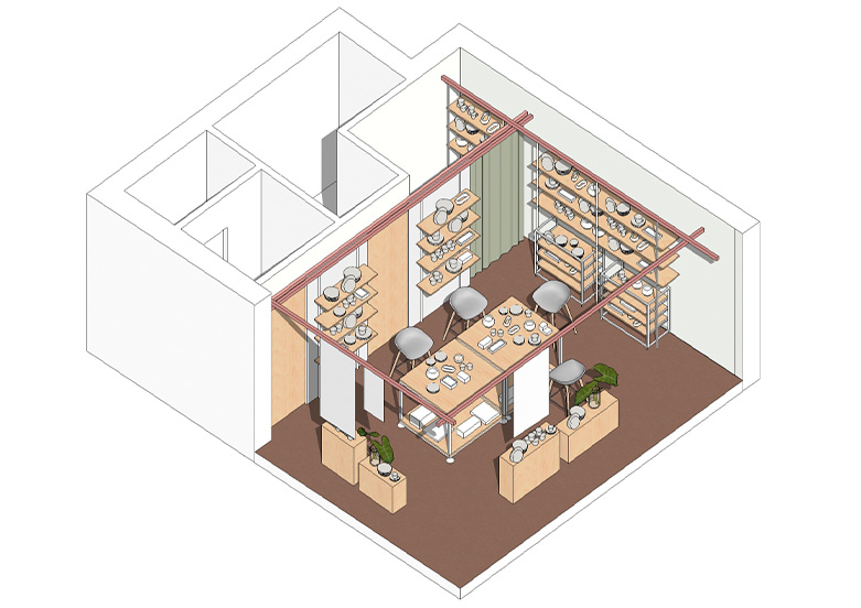Mudmoiselle, Firenze, Interior Design, Deferrari Modesti