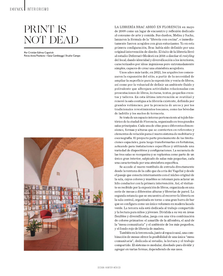 Design Hunter, Libreria Brac, Ampliamento, Interior Design, Deferrari Modesti