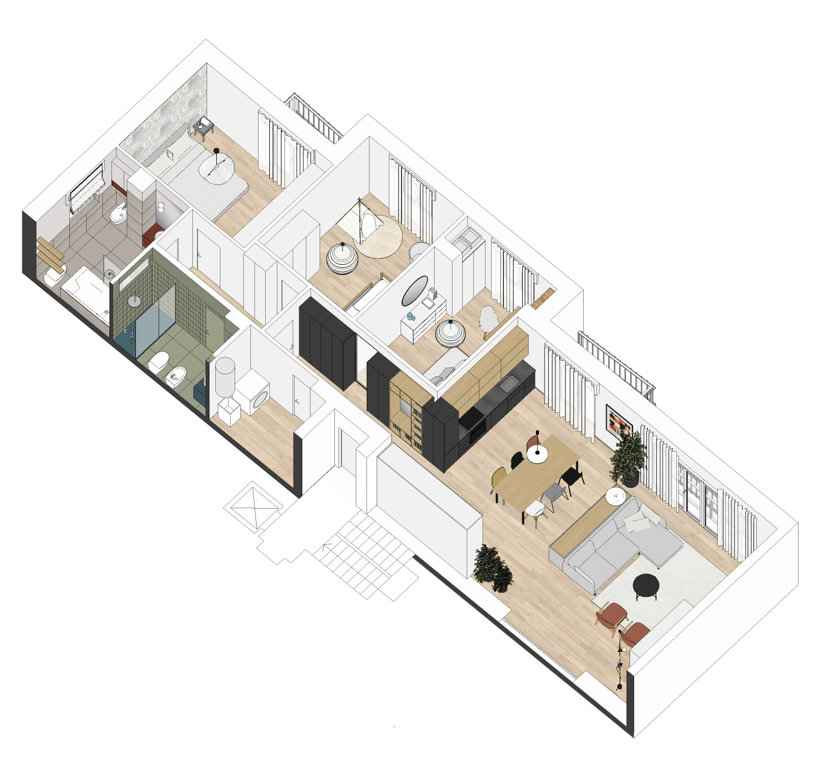 Casa AL, Milano, Interior Design, Deferrari Modesti