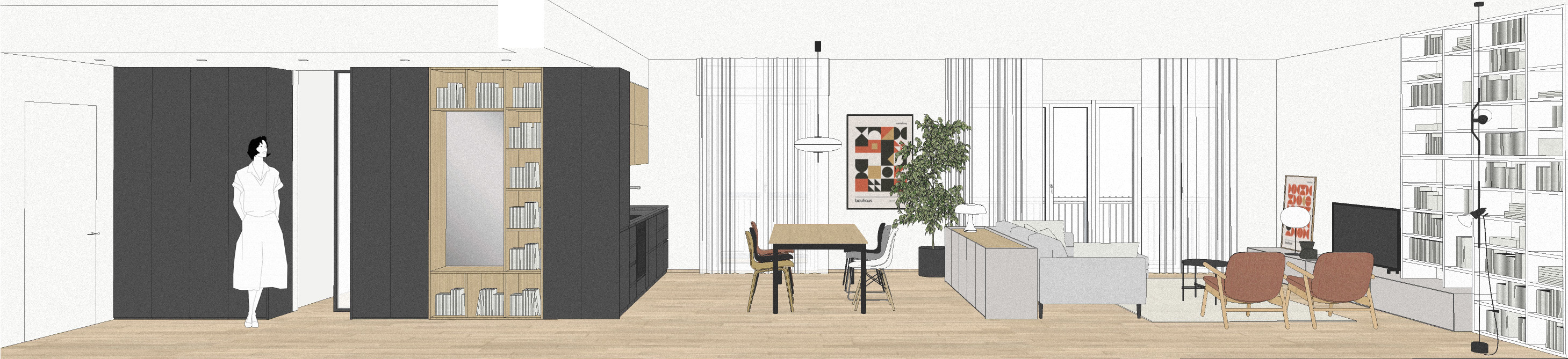 Casa AL, Milano, Interior Design, Deferrari Modesti