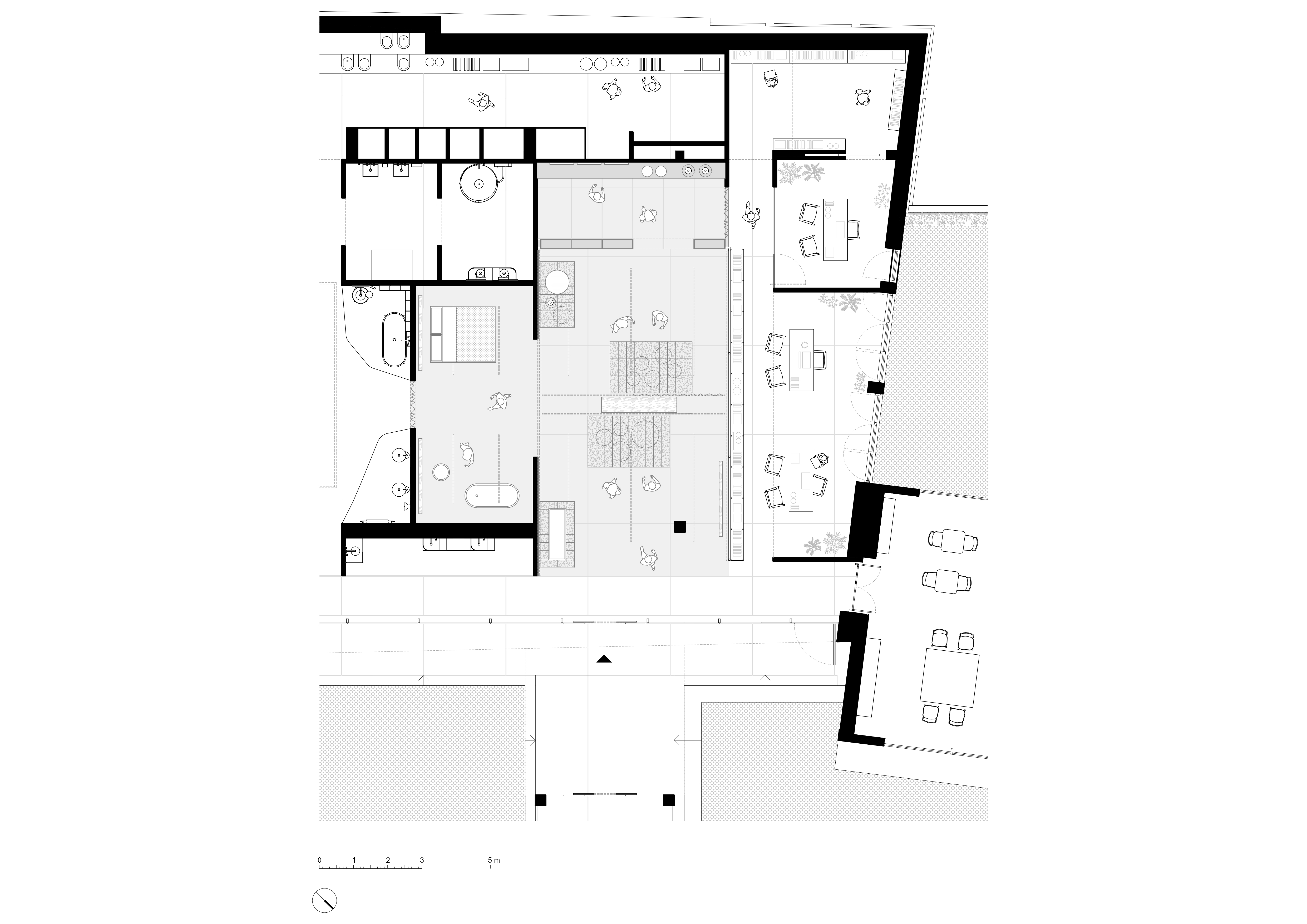 Showroom, Planimetria, Firenze, Interior Design, Deferrari Modesti