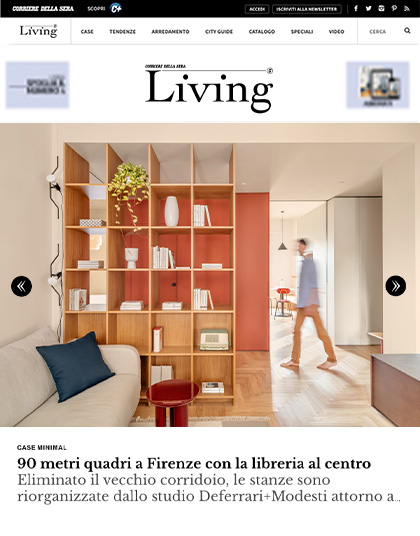 Living Corriere, Casa AD, Interior Design, Deferrari Modesti